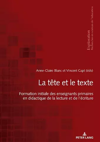 La Tête Et Le Texte cover