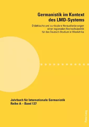 Germanistik im Kontext des LMD-Systems cover