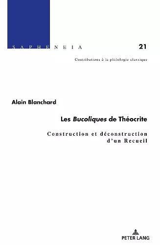 Les Bucoliques de Théocrite cover