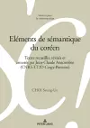 Eléments de Sémantique Du Coréen cover