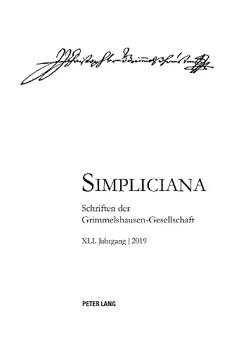 Simpliciana XLI (2019) cover