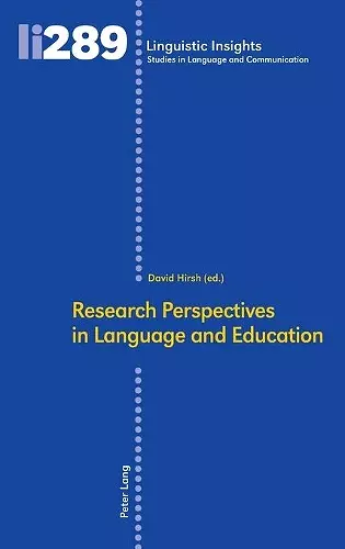Research Perspectives in Language and Education cover