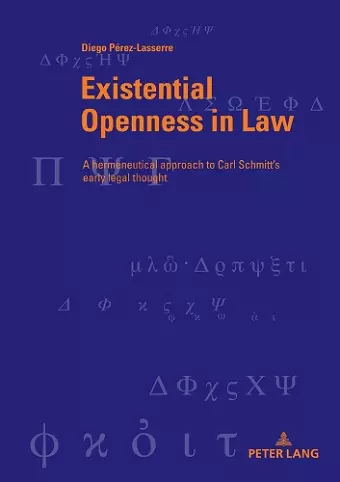 Existential Openness in Law cover