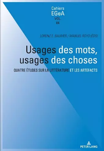Usages des mots, usages des choses cover
