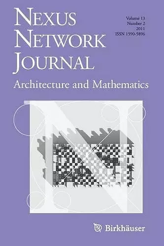 Nexus Network Journal 13,2 cover