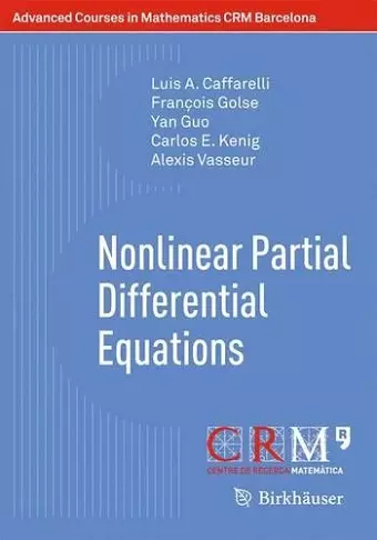 Nonlinear Partial Differential Equations cover