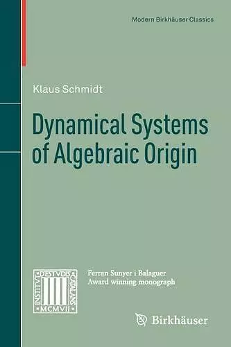 Dynamical Systems of Algebraic Origin cover