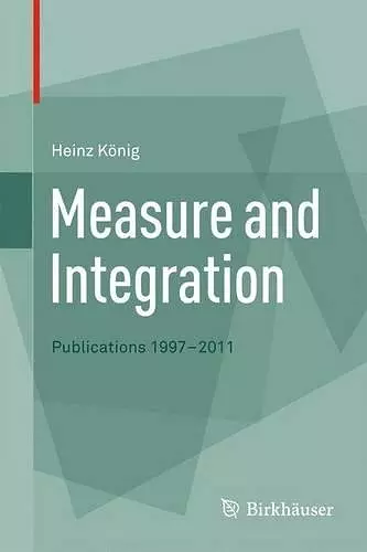 Measure and Integration cover
