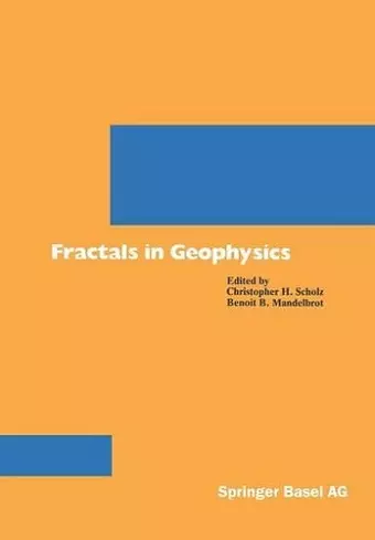 Fractals in Geophysics cover