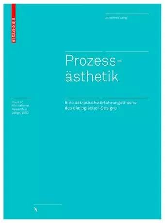 Prozessästhetik cover