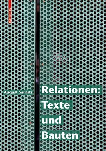 Relationen: Texte und Bauten cover