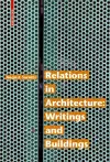 Relations in Architecture cover