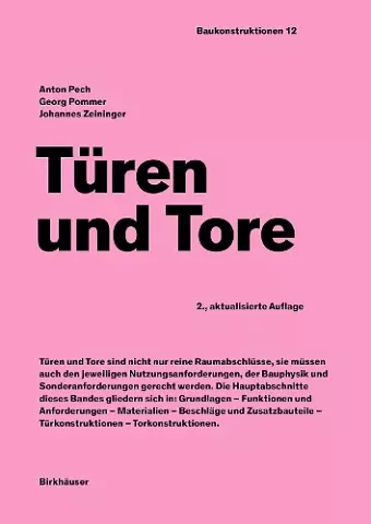 Türen und Tore cover