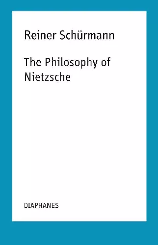 The Philosophy of Nietzsche - Lectures, Vol. 18 cover