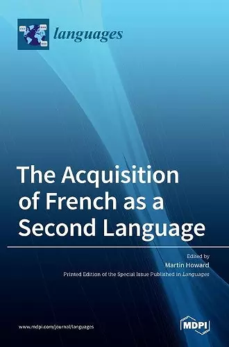 The Acquisition of French as a Second Language cover