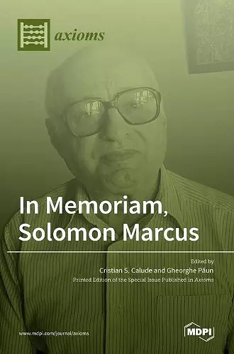 In Memoriam, Solomon Marcus cover