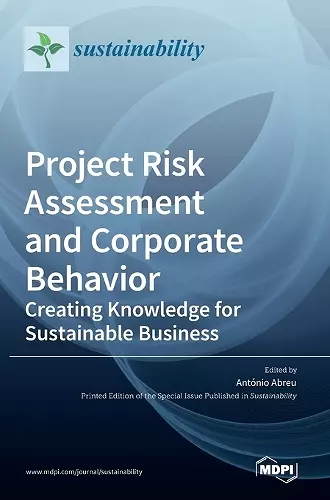 Project Risk Assessment and Corporate Behavior cover