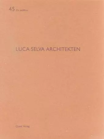 Luca Selva Architekten cover