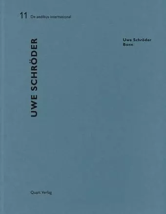 Uwe Schroder: De aedibus international cover