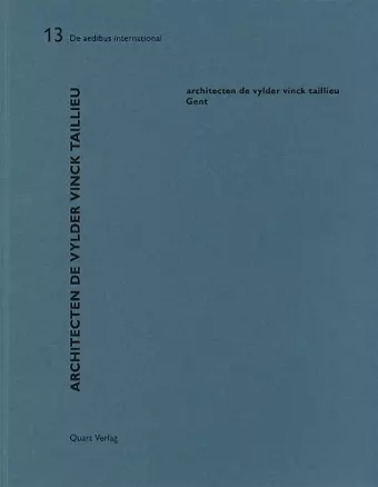 Architecten De Vylder Vinck Taillieu - Gent cover