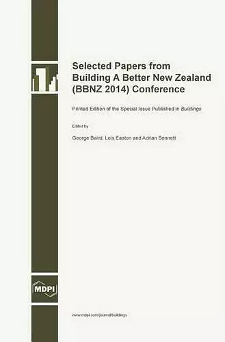 Selected Papers from Building A Better New Zealand (BBNZ 2014) Conference cover