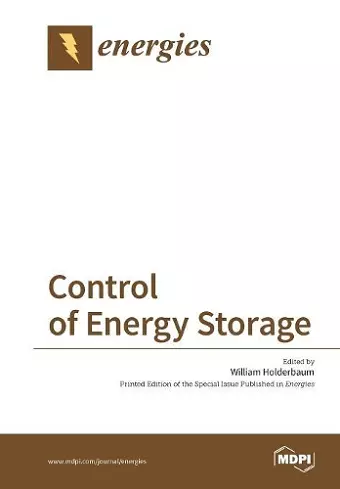 Control of Energy Storage cover