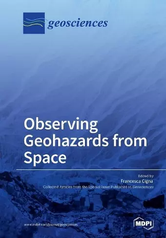 Observing Geohazards from Space cover