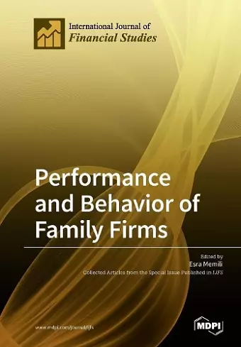 Performance and Behavior of Family Firms cover