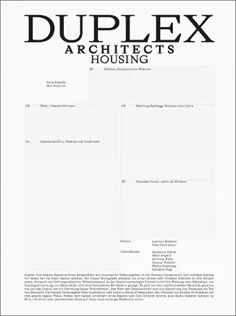 Duplex Architects cover