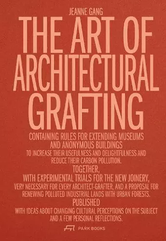 The Art of Architectural Grafting cover