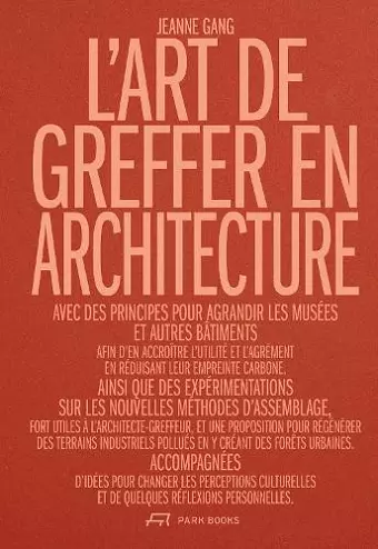 L'Art de greffer en architecture cover