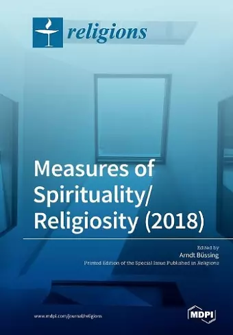Measures of Spirituality/Religiosity (2018) cover