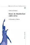 Henry De Montherlant (1895-1872) cover