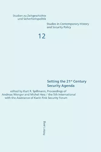 Setting the 21st Century Security Agenda cover