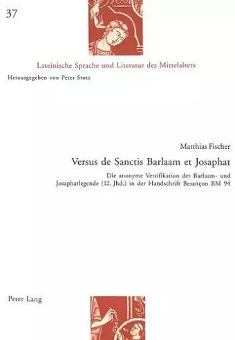 Versus de Sanctis Barlaam Et Josaphat cover