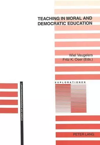 Teaching in Moral and Democratic Education cover