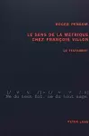 Le Sens de la Métrique Chez François Villon cover