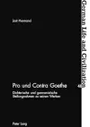Pro Und Contra Goethe cover