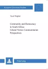 Community and Democracy in South Africa cover