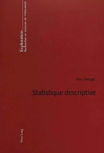 Statistique Descriptive cover