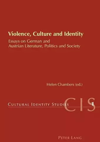 Violence, Culture and Identity cover