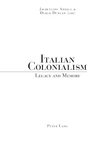 Italian Colonialism cover