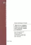 «Aber Ist Es Moeglich, Leben Im Nachhinein Durch Woerter Wieder Zu Beleben?» cover