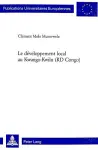 Le développement local au Kwango-Kwilu (RD Congo) cover