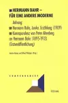 Hermann Bahr - Fuer Eine Andere Moderne cover