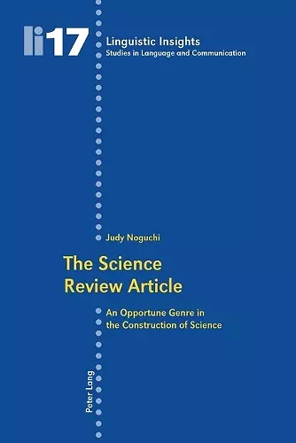 The Science Review Article cover