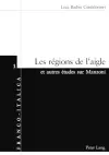 Les Régions de l'Aigle Et Autres Études Sur Manzoni cover