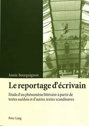 Le Reportage d'Écrivain cover