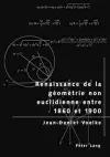 Renaissance de la géométrie non euclidienne entre 1860 et 1900 cover