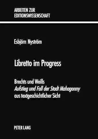 Libretto Im Progress cover